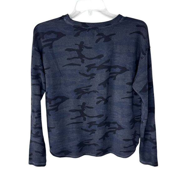 Sundry Camo Trapeze Long Sleeve Oversized Sweatshirt XS - Picture 3 of 8